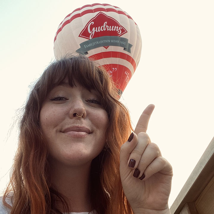 Johanna Kviberg selfie